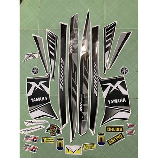Tem sirius fi MX king xám đen
