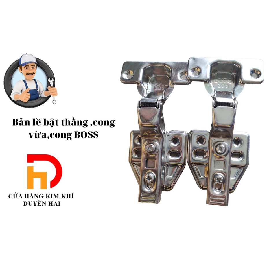 BẢN LỀ bật cong vừa ,cong thẳng ,thẳng[HÃNG] BOSS BLUWARE
