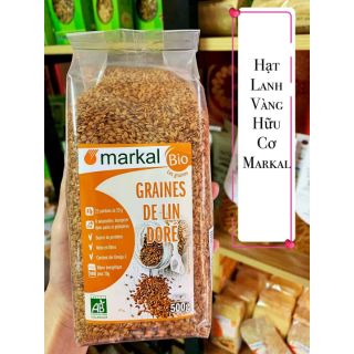 Hạt lanh vàng hữu cơ 500g Markal