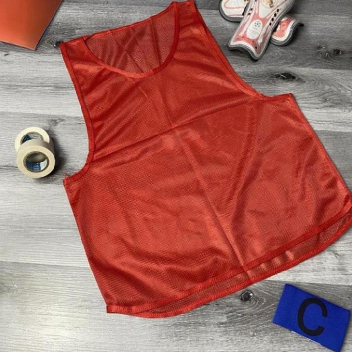 Áo tập bóng đá, bib, training, tập huấn, chia đội dạng lưới nhiều màu sắc, Free size, chơi team building.