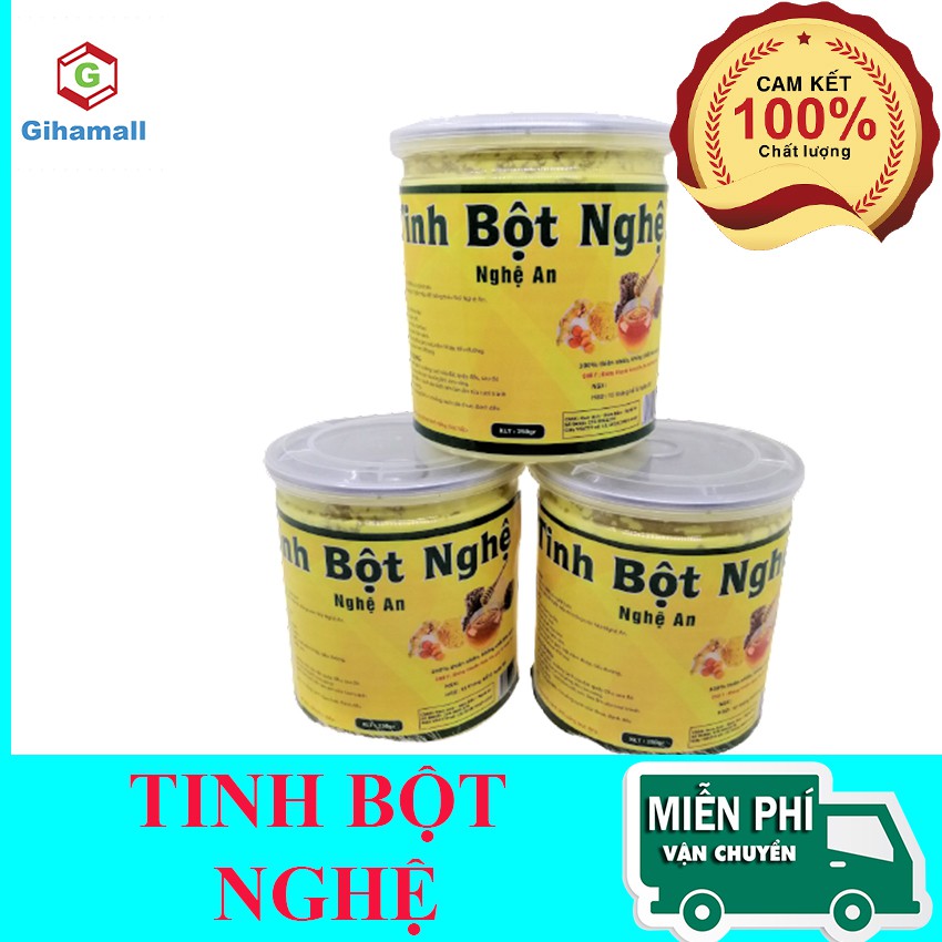 TINH BỘT NGHỆ NGUYÊN CHẤT- GIHAMALL, DÙNG CHO PHỰ NỮ SAU SINH LÀM ĐẸP DA XÓA VẾT NÁM