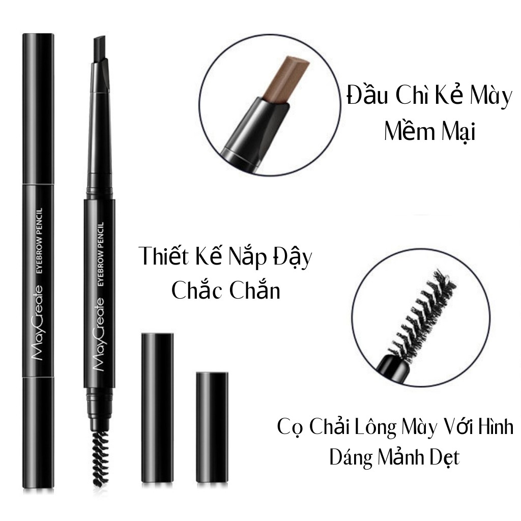 Chì kẻ mày Maycreate lâu trôi - kẻ chân mày JINT