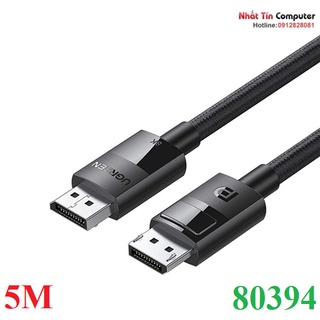 Cáp displayport 1.4 dài 5m hỗ trợ 8k@60hz chính hãng ugreen 80394 cao cấp