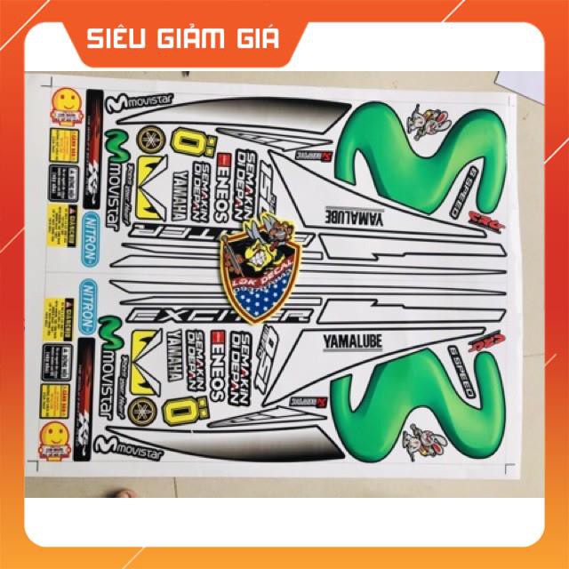 Tem rời ex 150 movitas trắng đen