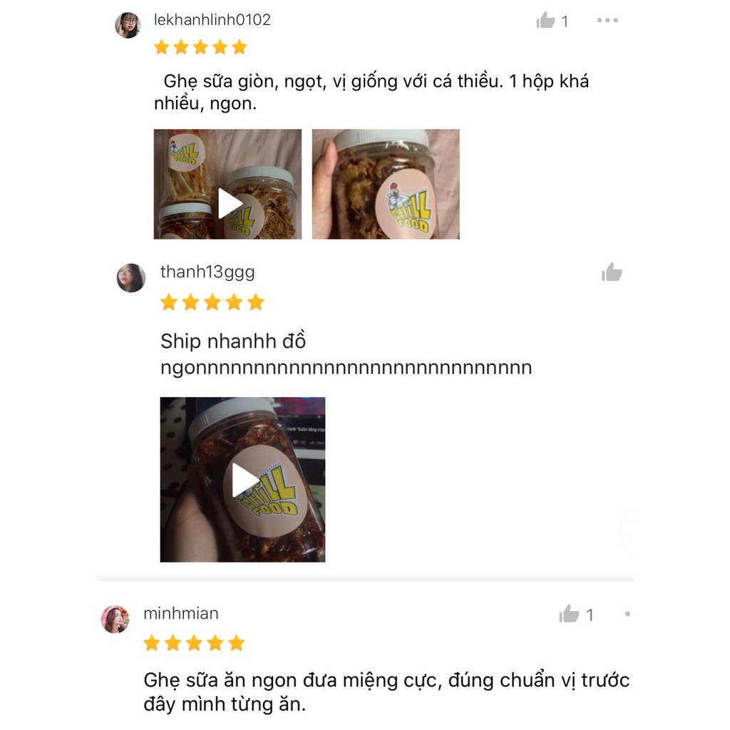 Ghẹ Sữa Ram Giòn Chillfood (Loại Ngon) Hộp 200g, Ghẹ Sữa Ăn Liền, Đồ Ăn Vặt Ngon Rẻ | BigBuy360 - bigbuy360.vn