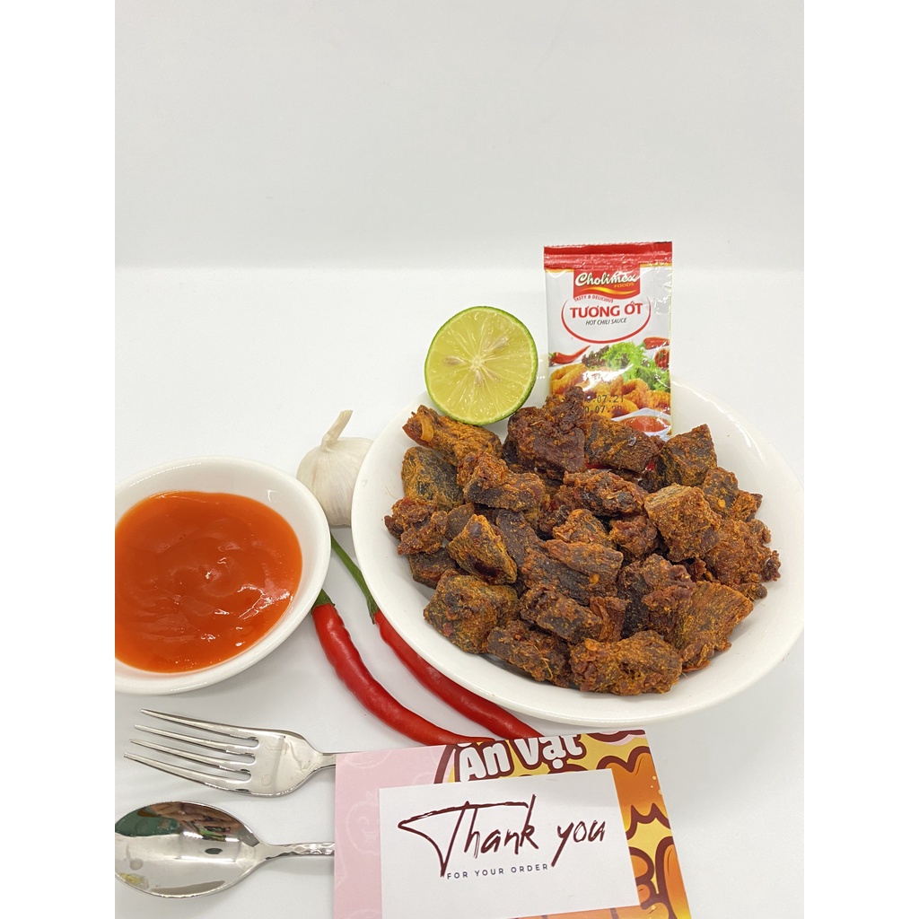 Khô bò viên Nhem Nhem 250g Đồ ăn vặt Hà Nội vừa rẻ vừa ngon | BigBuy360 - bigbuy360.vn