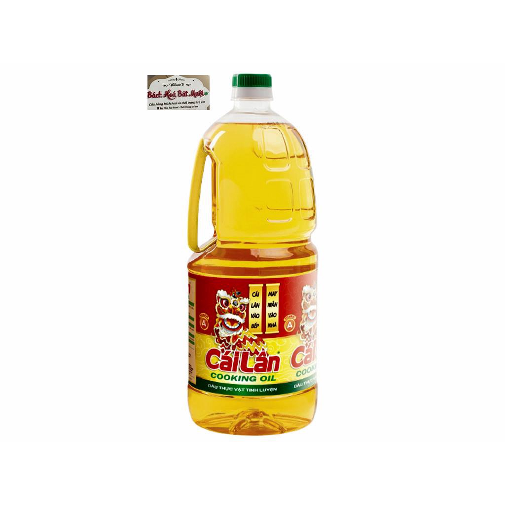 Dầu thực vật tinh luyện Cái Lân can 1 lít/ 2 lít