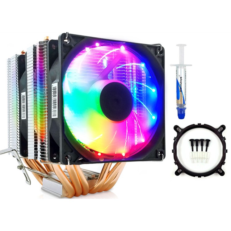 Tản Nhiệt Khí Snowman M-X6 Led RGB Dual Fan - Hỗ Trợ All CPU