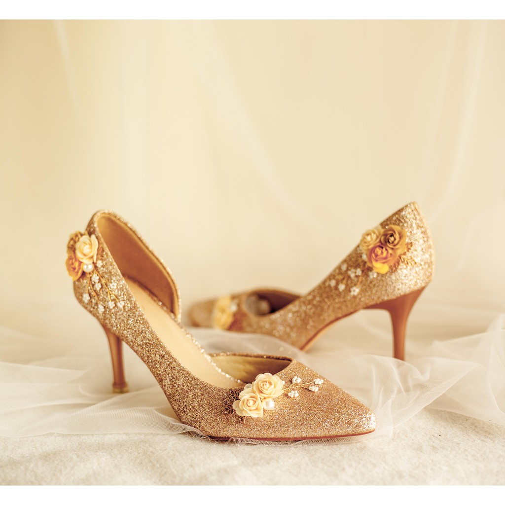 Giày Cưới - Giày Cô dâu Bejo H51- Thuyen Hoa Vang - WEDDING SHOES