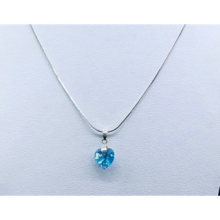 Mặt dây pha lê Swarovski trái tim 10ly