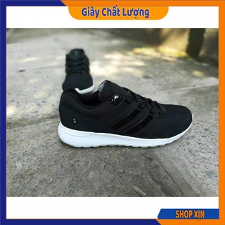 Giày Sneaker Nam Nữ Siêu Nhẹ (Trắng/Đen)