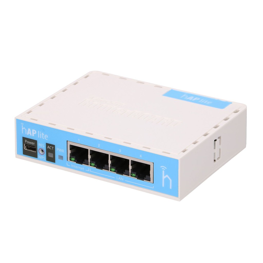 [Mã 159ELSALE hoàn 7% đơn 300K] WiFi Hotspot Router Mikrotik RB941-2nD (hAP lite classic)