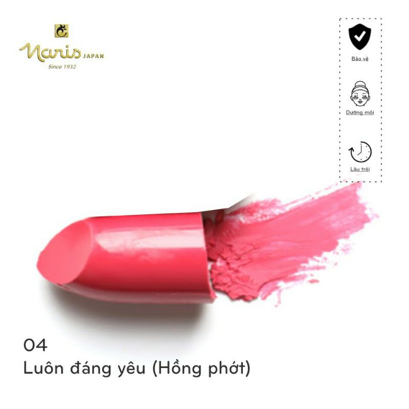 Son lì mịn môi Naris Ailus Stress Free Lipstick