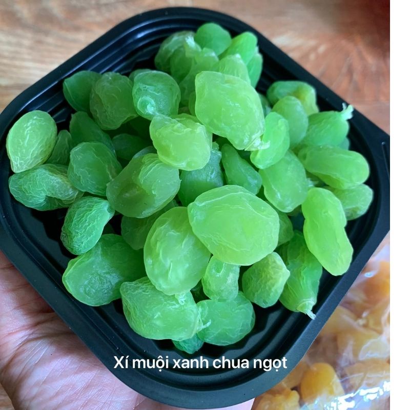 Xí muội không hạt, Xí muội xanh, Xí muội vàng, Xí muội đào đỏ, Xí muội thái lát, Xí muội chua ngọt, Xí muội chua cay