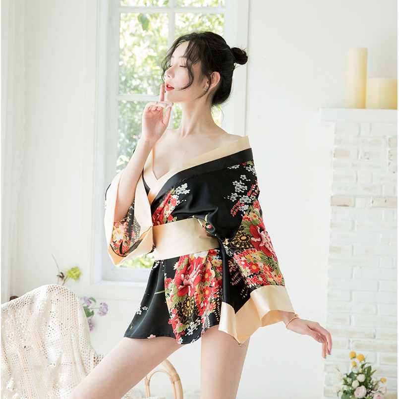 No.18 A046 phong cách nhật bản kimono Bộ đồ ngủ sexy kích thích gợi tình/ Trang phục hóa trang/ Gợi Cảm Cosplay BCS21 | BigBuy360 - bigbuy360.vn