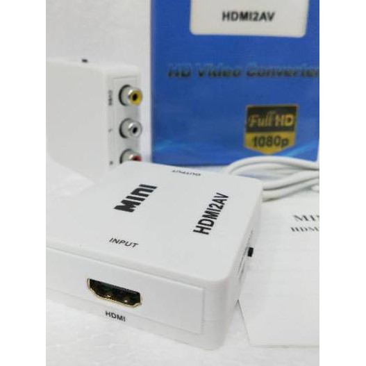 Hộp Chuyển Đổi Hdmi2Av / Hdmi Sang Av Rca Mini Hdmi2Av / Rca