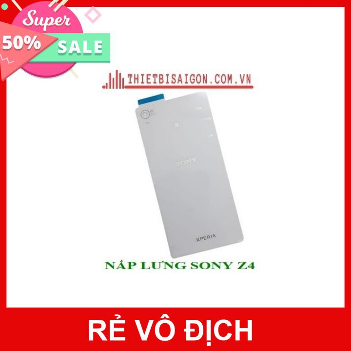 NẮP LƯNG SONY Z4 MÀU TRẮNG