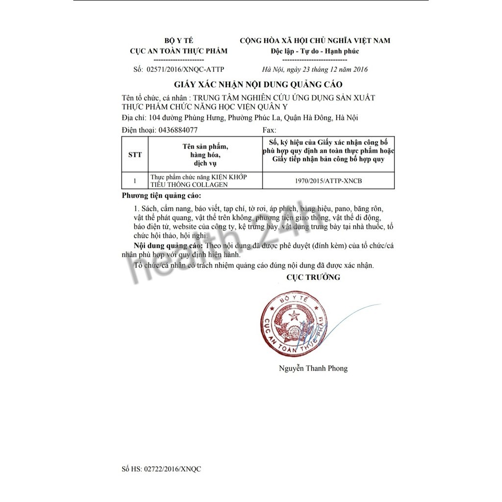 Kiện khớp tiêu thống Học viện quân y | BigBuy360 - bigbuy360.vn