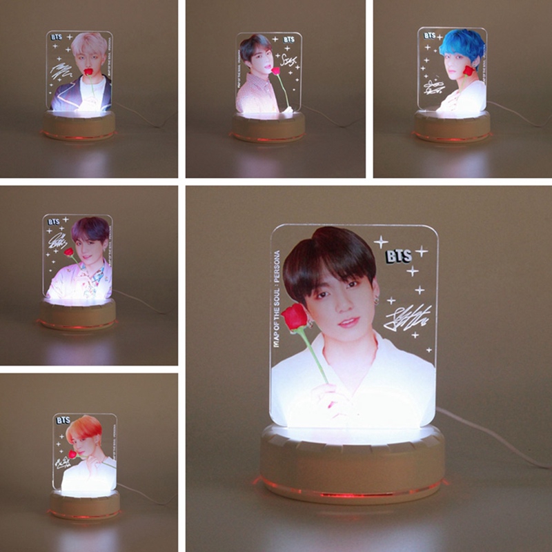 Đèn LED để bàn hình nhóm nhạc KPOP BTS