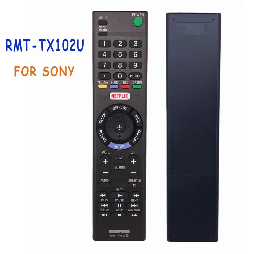 Điều Khiển Từ Xa Sony RMT-TX102U Rm-TX102D Cho TV Sony Bravia LCD HDTV TV KDL-32R500C KDL-32W600D KDL-32W605D KDL-32W607D KDL-32W607D KDL-32W609D KDL-32W650D KDL-32W65Dc0Dl-Dc0Dc0D