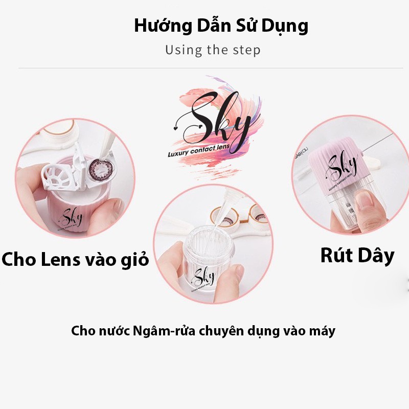 Máy rửa lens rút dây Eyekan