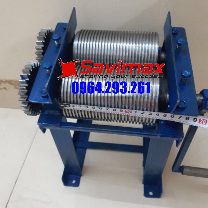 Máy thái bì heo quay tay quả lô thép chống gỉ