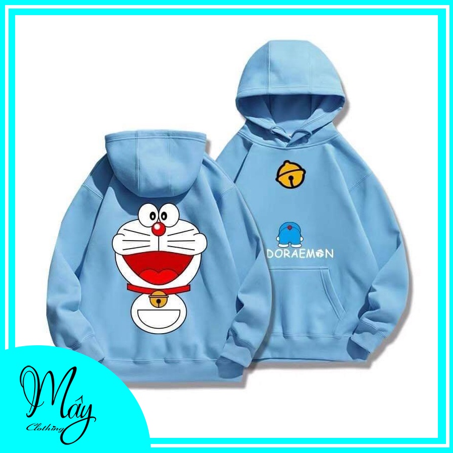 Áo Khoác Hoodie Doreamon Form Rộng Vải Nỉ Nam Nữ Có Mũ NH08