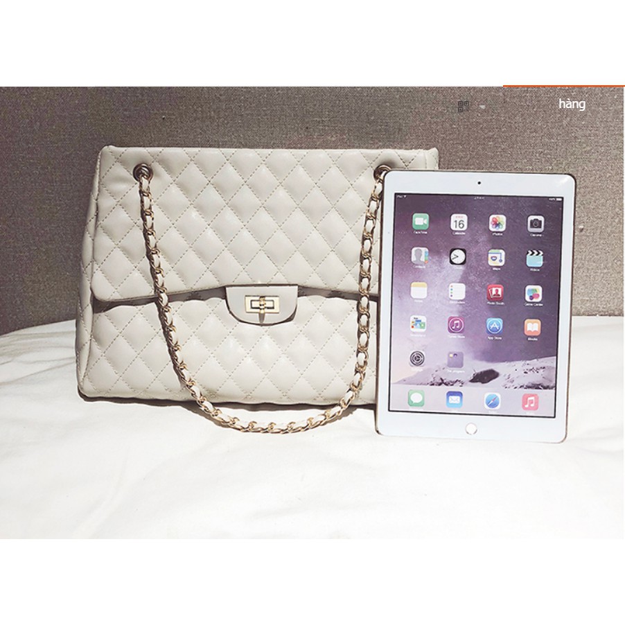 D191 Túi xách,túi đeo chéo bản to dây xích trẻ trung năng động