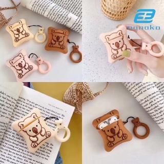 Vỏ bảo vệ hộp sạc tai nghe TWS Airpod 1/2 thiết kế hình gấu koala hoạt họa đáng yêu