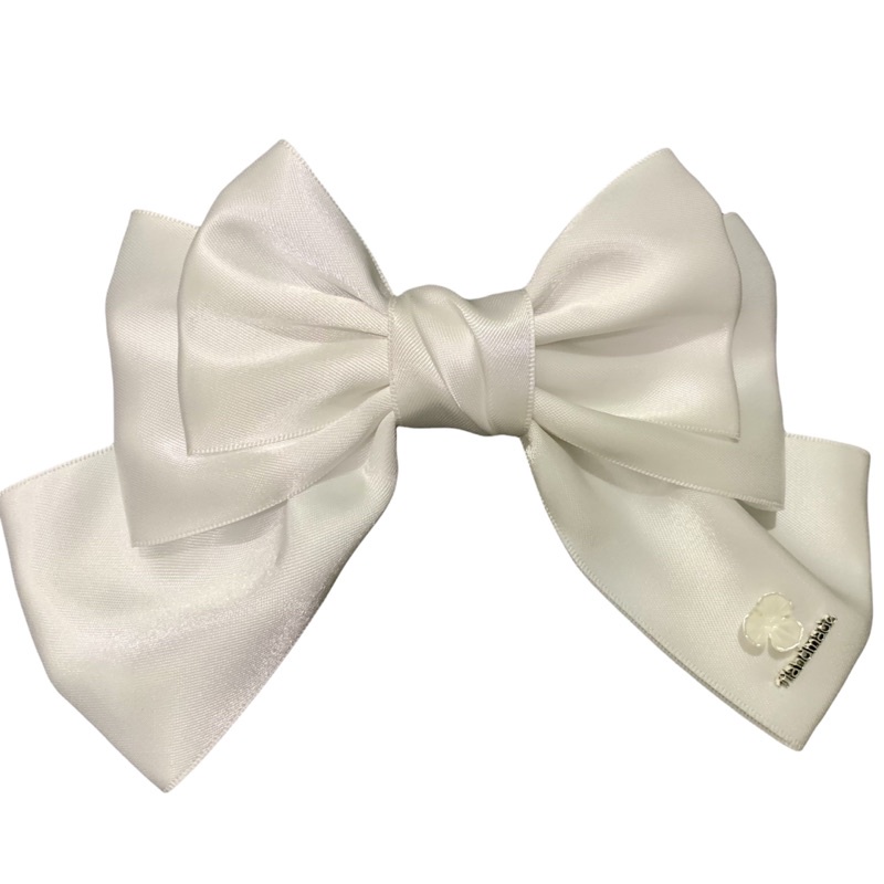 Nơ kẹp tóc lụa 3 tầng phong cách Hàn Quốc siêu yêu - 3 màu