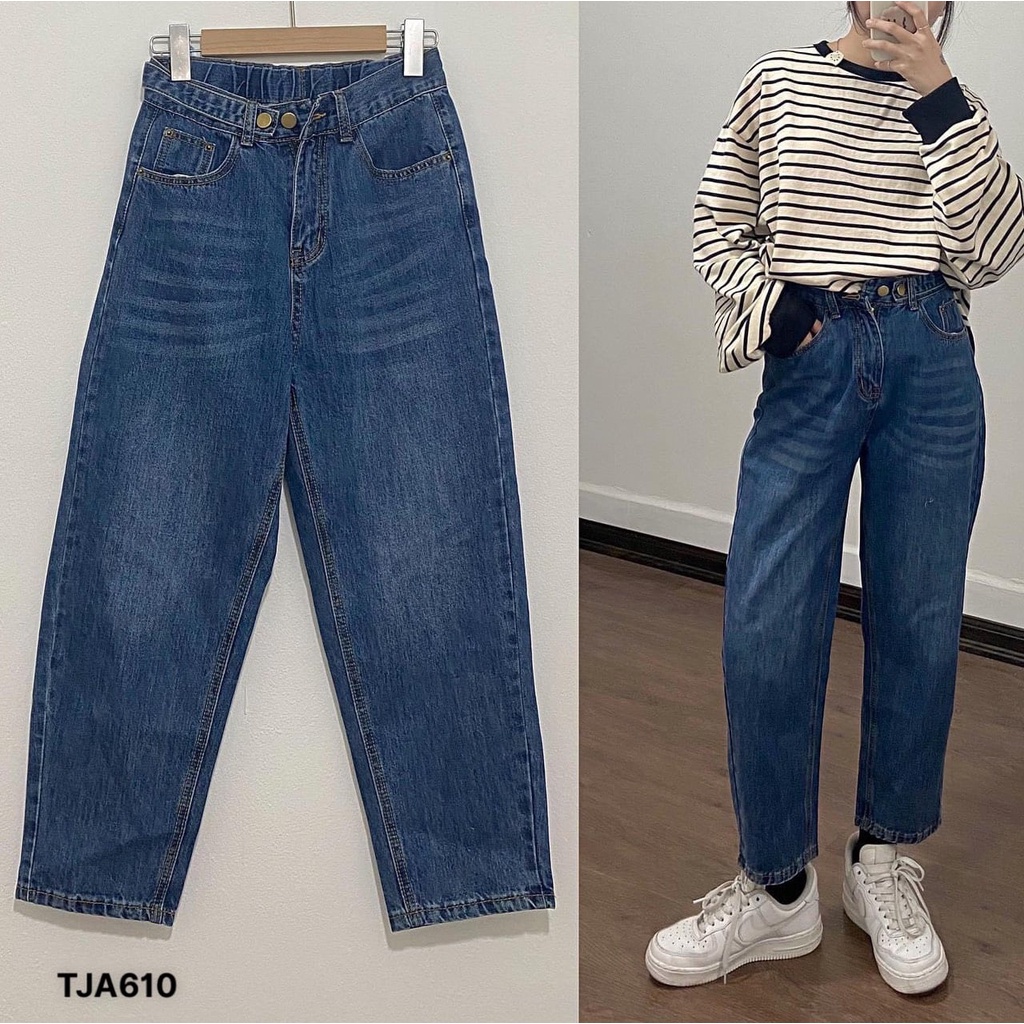 (FREESHIP-HÀNG CÓ SẴN) Quần Jean Thái Lưng Thun_TJA610