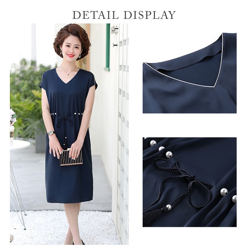 #IF275 VÁY  DÀI CHẤT VOAN LỤA  CAO CẤP MỀM MỊN, DÂY THẮT EO. VÁY CHO NGƯỜI TRUNG NIÊN HOT NHẤT 2021 <3 SALE RÉ SẬP SÀN | BigBuy360 - bigbuy360.vn