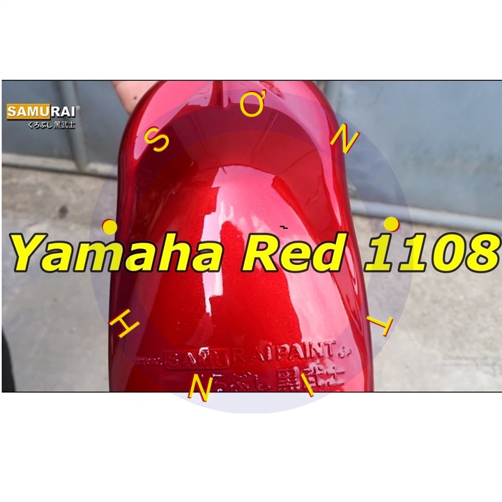 Sơn xịt Samurai màu Đỏ Yamaha - 1108