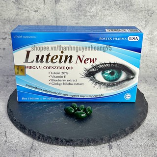 Viên uống bổ mắt LUTEIN NEW tăng cường thị lực, sáng mắt, đỡ mỏi mắt