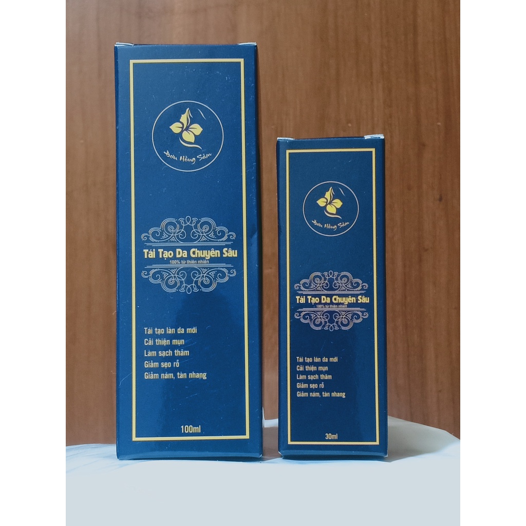 Serum TÁI TẠO DA ĐƠN HỒNG SÂM 30 ML - SẠCH MỤN THÂM NÁM TÀN NHANG