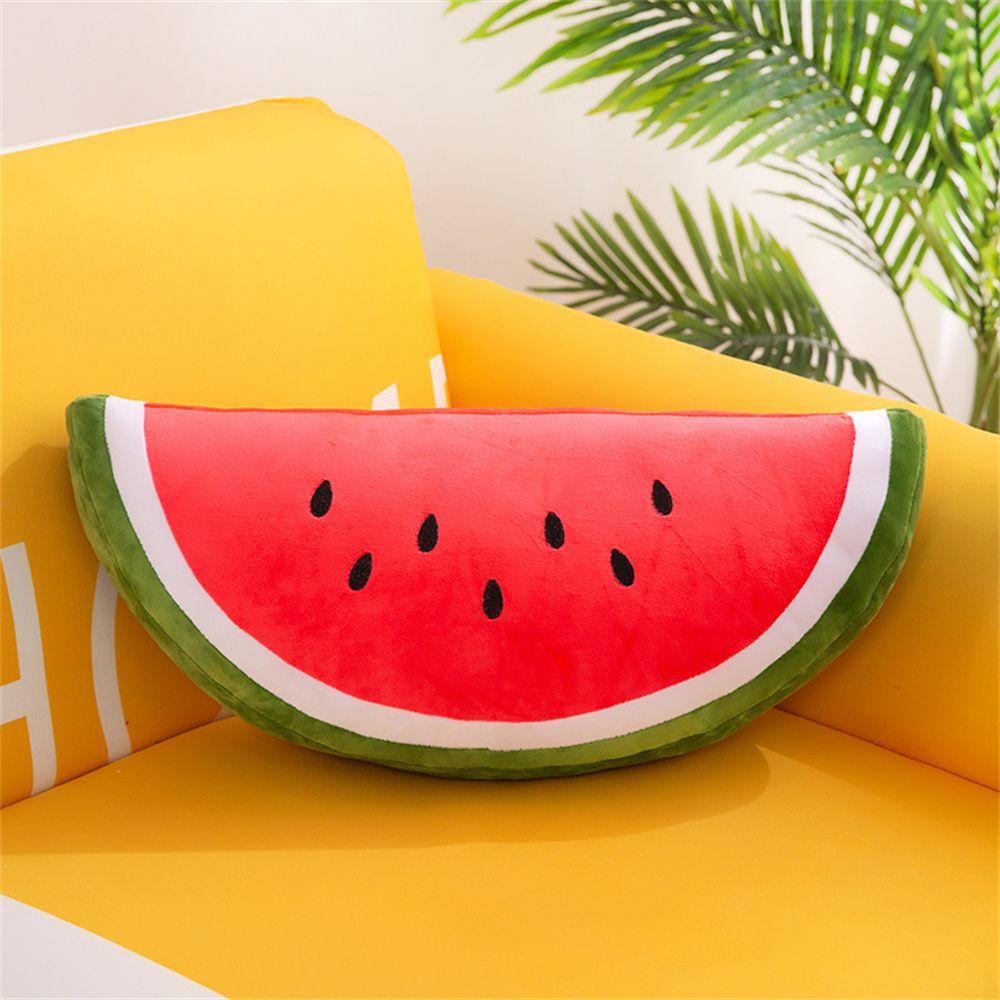 LILYES Gối Nhồi Bông Mềm Hình Trái Cây Vui Nhộn Trang Trí Ghế Sofa