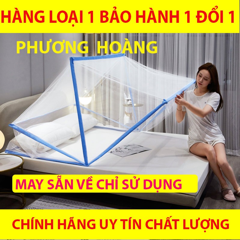 Mùng xếp thông minh , màn khung xếp gọn người lớn  chống muỗi -cao câp chính hãng giá rẻ -chất lượng