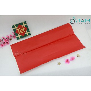 Giấy đỏ dán Tết trơn số 04 TTTM