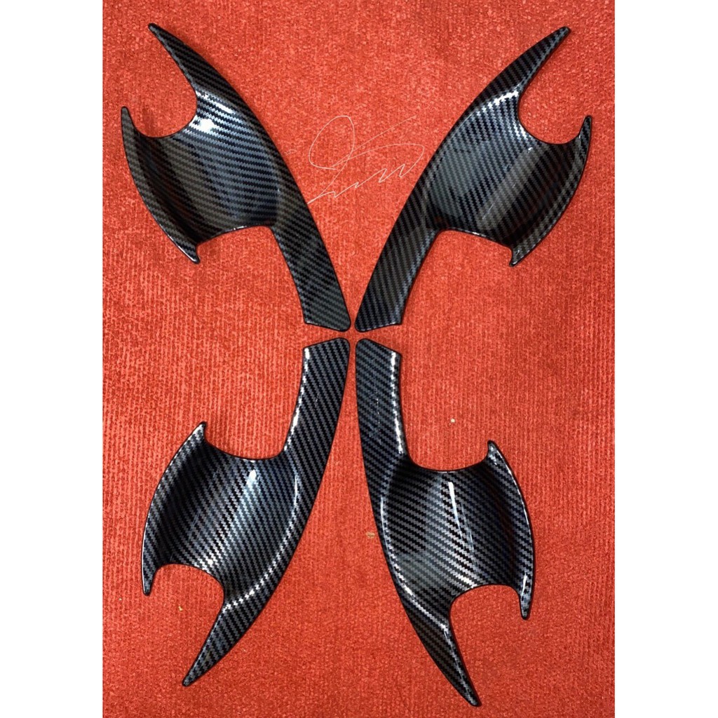 Ốp Trang Trí Tay Hõm Cửa Xpander 2018 2019 2020 Mẫu Carbon
