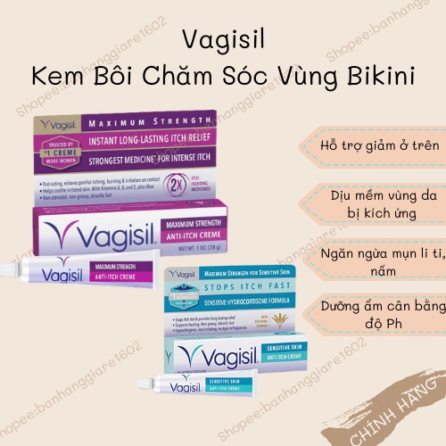 Kem Vagisil Bôi Vùng Kín Anti-Itch Creme