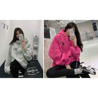👗👗Áo Hoodie Dày Dặn In Chữ Phong Cách Hàn Quốc Cho Nữ