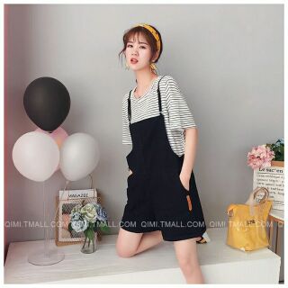 Set quần yếm + áo kèm ảnh thật ( 2 hình cuối)