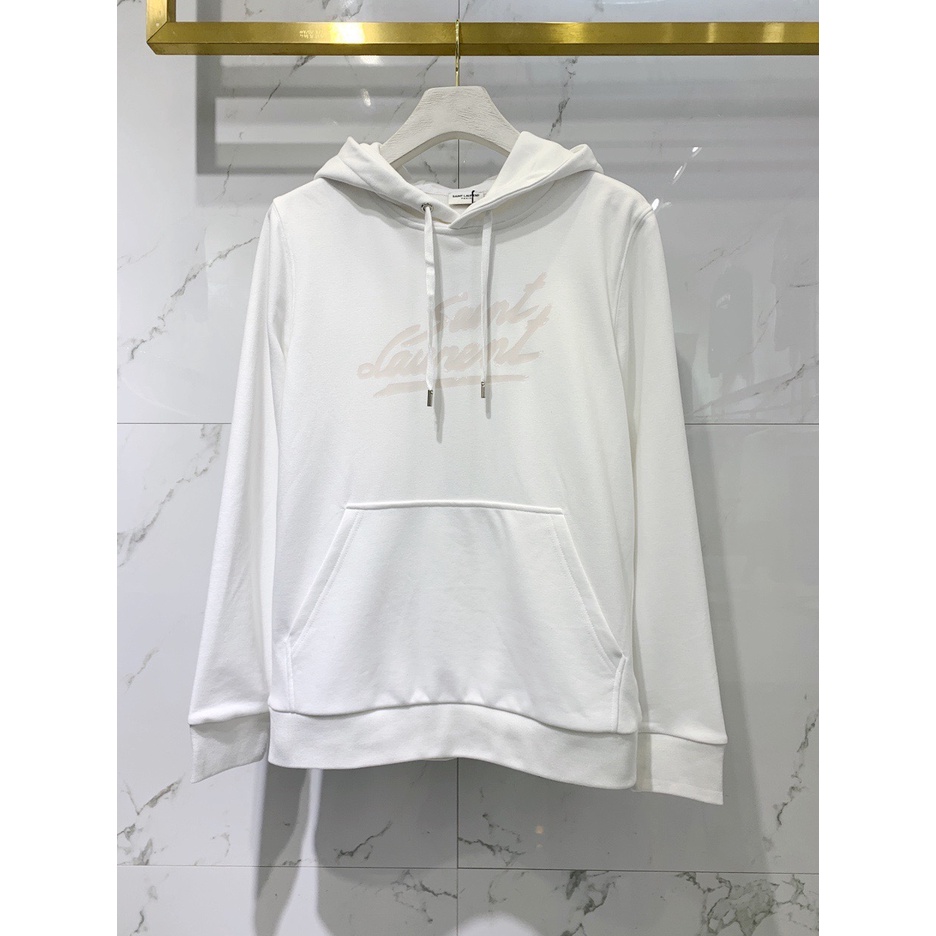S * LY Áo Hoodie cotton Nguyên Chất Dài Tay In logo Chữ Phong Cách Mới Thu Đông Cho Nam