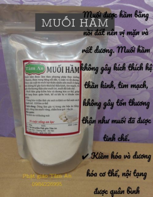 MUỐI HẦM THỰC DƯỠNG 500gr