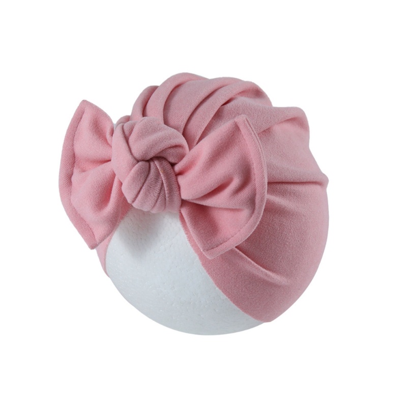 Mũ Beanie Cotton Thoáng Khí Giữ Ấm Cho Bé Gái Sơ Sinh