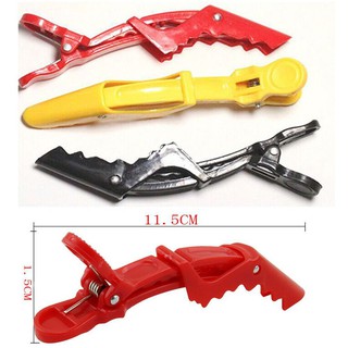 Kẹp mỏ vịt, kẹp chia tóc mỏ vịt cá sấu (Bộ 10 cái - Giao màu ngẫu nhiên)