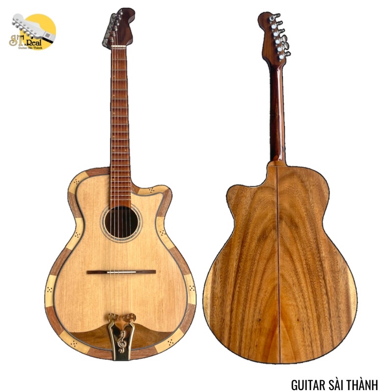 Đàn guitar vọng cổ phím lõm ST- VC3 chất gỗ điệp kĩ gia công hoàn thiện 100%.