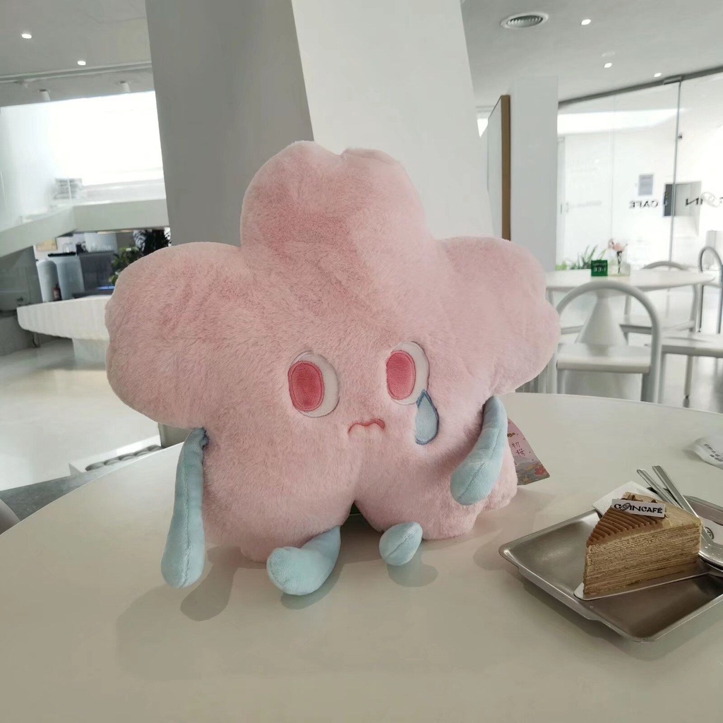 Gối Ôm Nhồi Bông Hình Hoa Anh Đào Dễ Thương Dùng Làm Quà Tặng Sinh Nhật Cho Bé