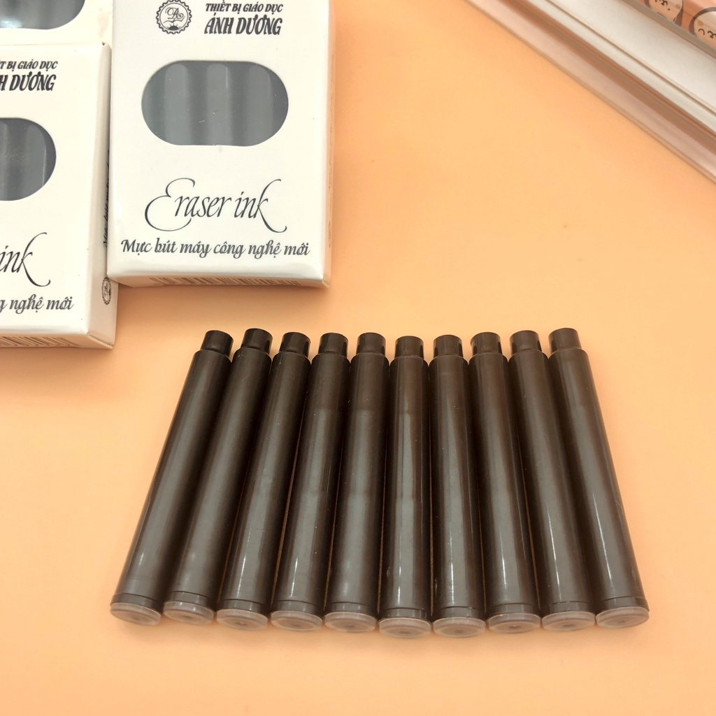 Mực ống xóa được Ánh Dương  - lắp bút Thầy Ánh và Cánh Diều - tặng kèm gôm tẩy đối với đơn từ 2 sản phẩm