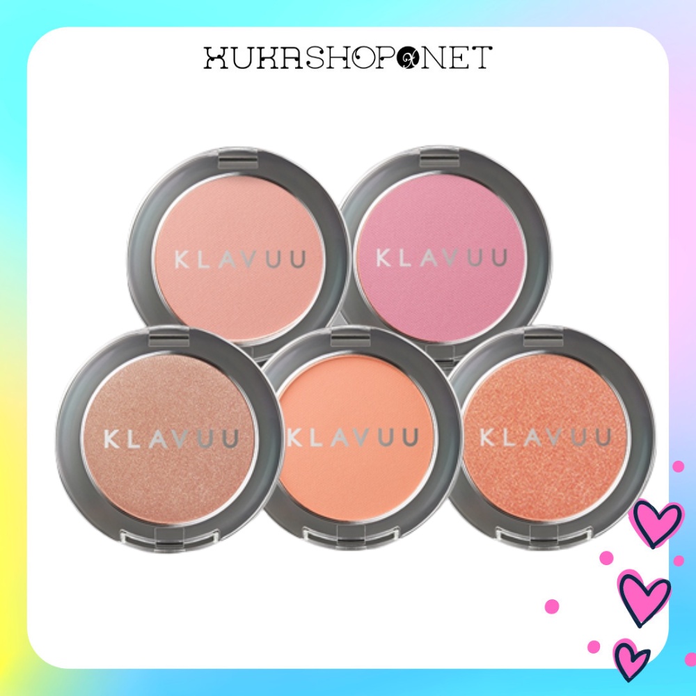 Phấn má hồng Klavuu Urban Pearlsation Natural Powder Blusher 5.5g